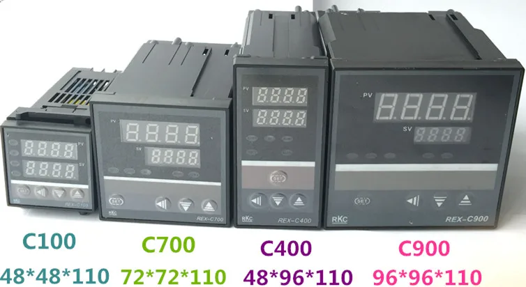 

RKC full intelligent PID digital thermostat temperature control switch REX-C 1 million can input AC380V