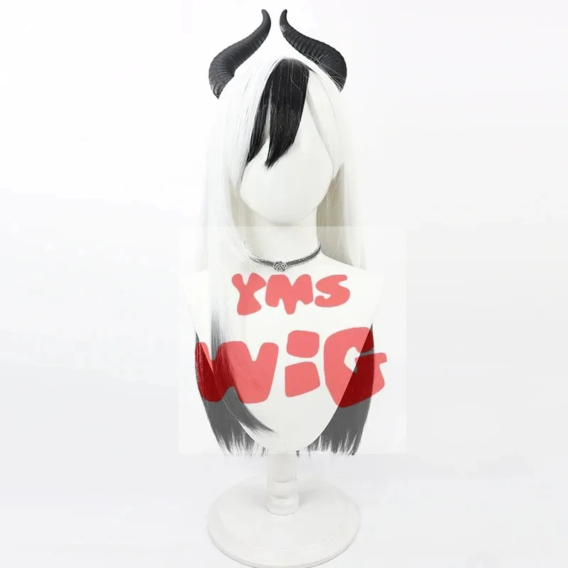 

CyBlue Archive Onikata Kayoko Косплей Парик 70 см Длинные Черно-Белые Синтетические Волосы Термостойкие Хэллоуин Ролевые Игры + Бесплатная Кепка Для Парика