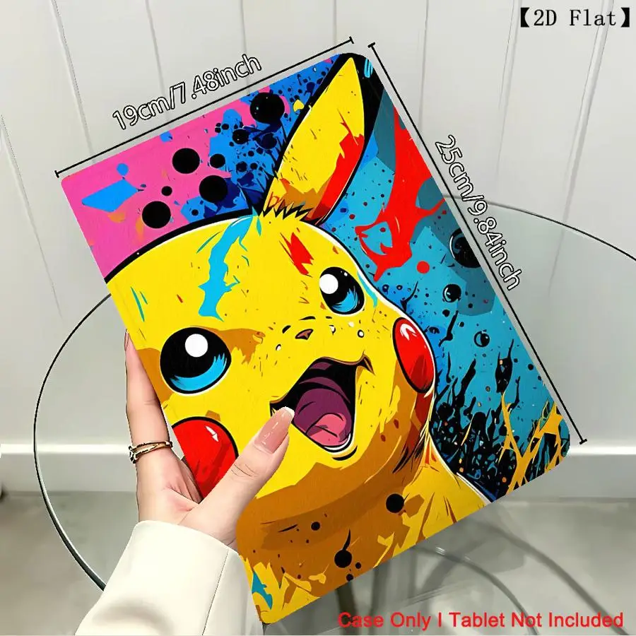 with Pencil Slot Case for Xiaomi Redmi Pad SE K Pad 8.8 9.7 12.4 Inch Pad 6s Pro 7 Ultra Pad 5 6 7 8 Pro Pokemons Pikachus