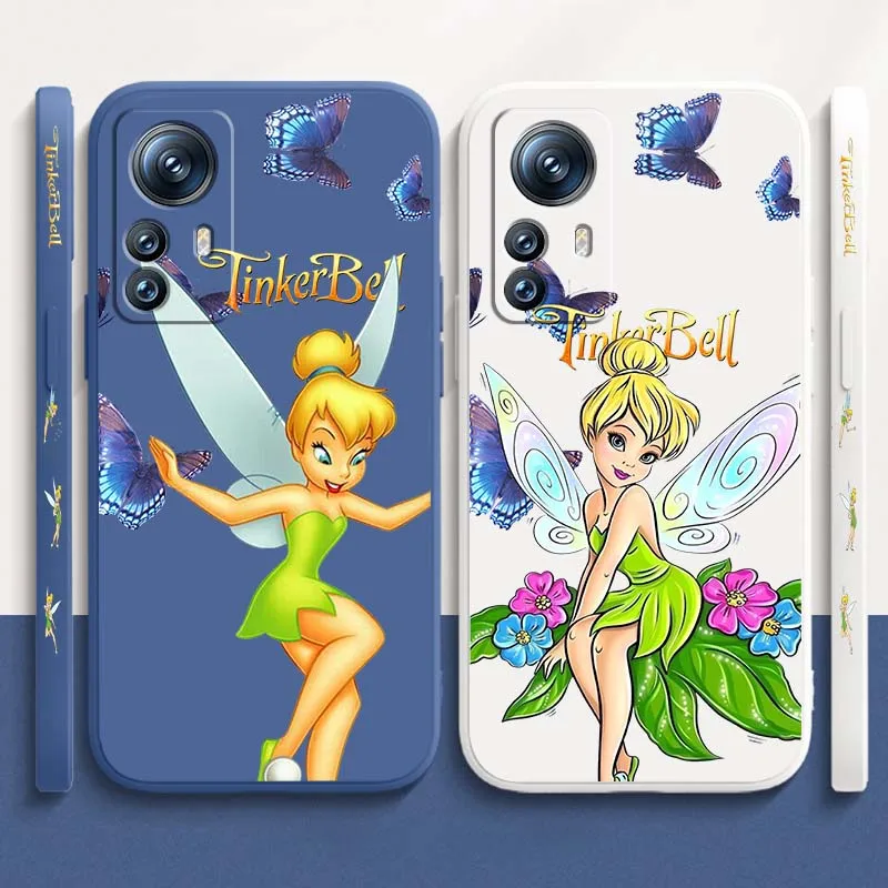 

Disney Tinker Bell Cool Art For Xiaomi Mi 15 14 13 13T 12 12T 12S 11 11i 11X Lite Pro Ultra 5G Liquid Left Rope Phone Case