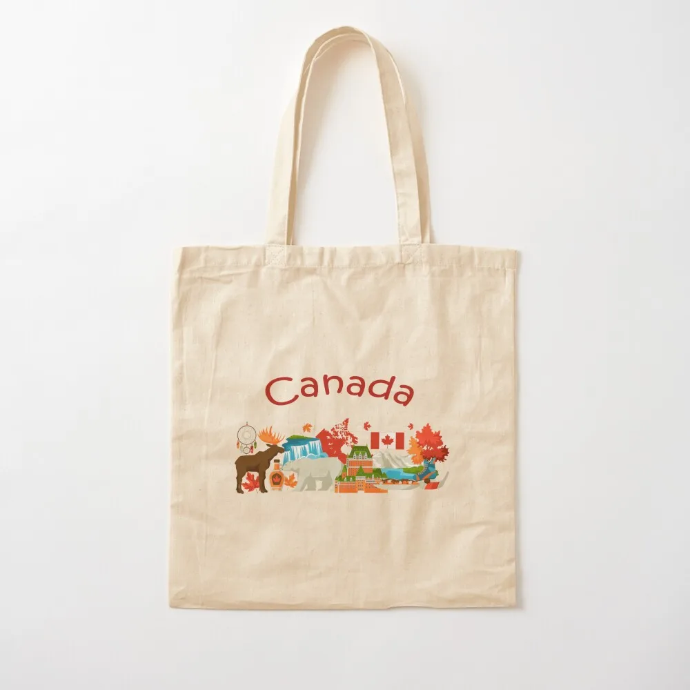 

Canada Tote Bag Women's beach bags Women's shopping bag tote bags aesthetic Canvas Tote Bag