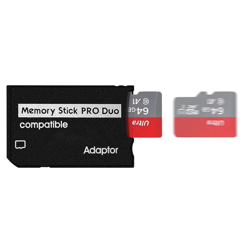 TF naar MS Memory Stick Pro Duo Adapter Kaartlezer voor PSP SD-kaart Converter voor Sony PSP 1000 2000 3000 Gaming Accessoires - afbeelding 2