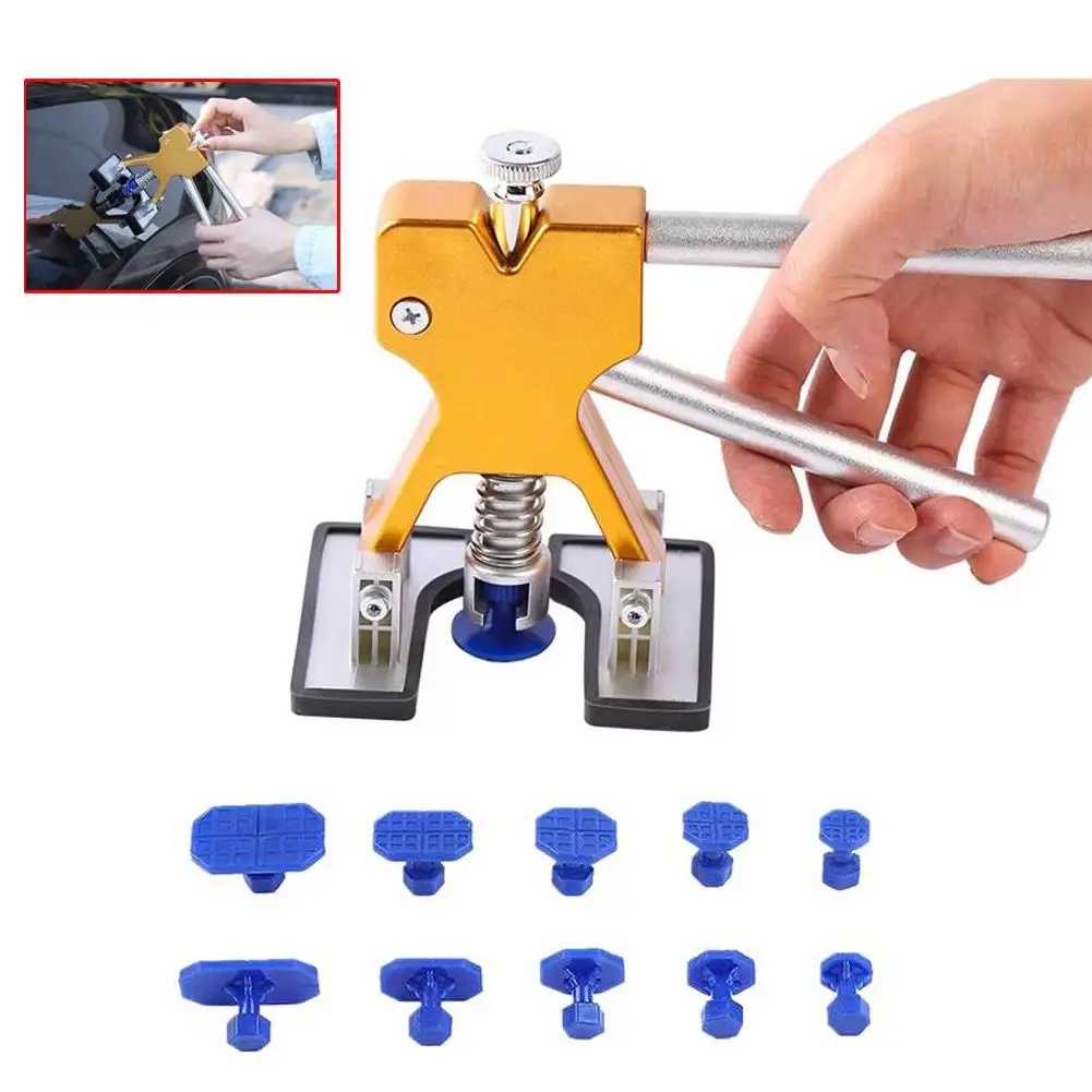 

Car Dent Repair Tool Paintless Adjustable Auto Body Tool Sheet Metal Body Puller Removing Repair Dent Puller Vehicle Z8X8