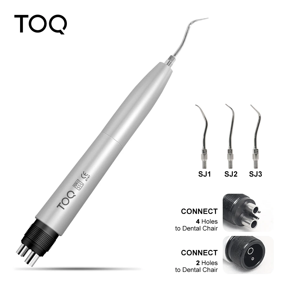 Dental Air Scaler Handpiece Sonic Scaler Tooth Cleaner With SJ1 SJ2 SJ3 Tips Fit For Kavo 2/4 Holes