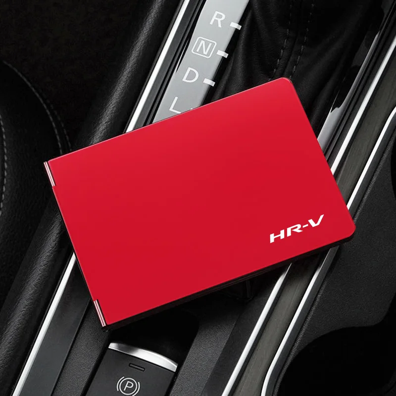 Car Driver'S License Cover Metal Key Card ID Bag For HR-V TYPE-R WR-V 9 10 DG5 XR-V ZR-V 8 Accessories Logo 2024 2023 2022 2019