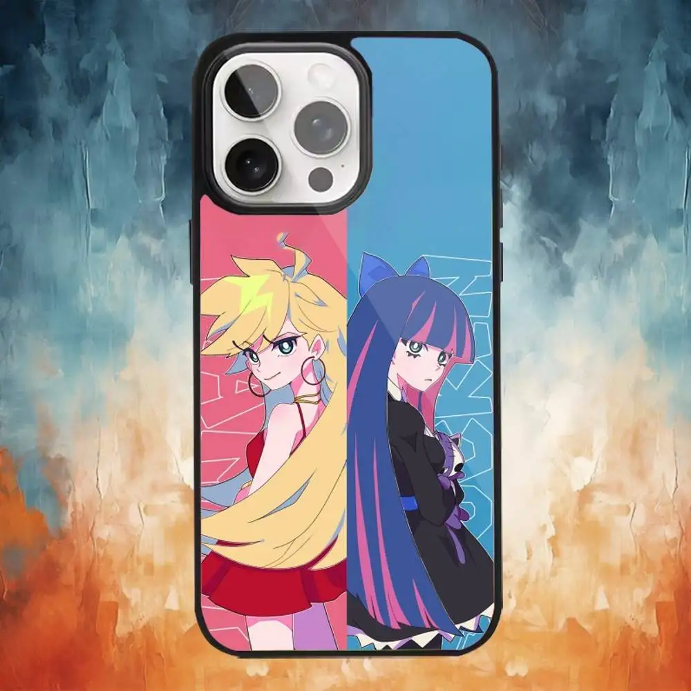 Calcinha e meia com anime garterbelt capa de telefone para iphone 17,16,15,14,13,12, plus, pro, para magsafe magnético sem fio charg