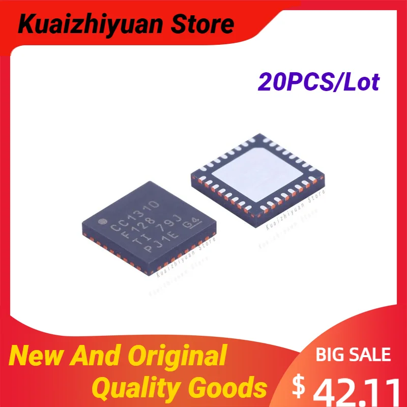 

20Pcs/Lot New and Origina CC1310F128RHBR SimpleLink Ultralow Power Sub-1-GHz Wireless MCU VQFN32 CC1310F128RHBT Quality Goods