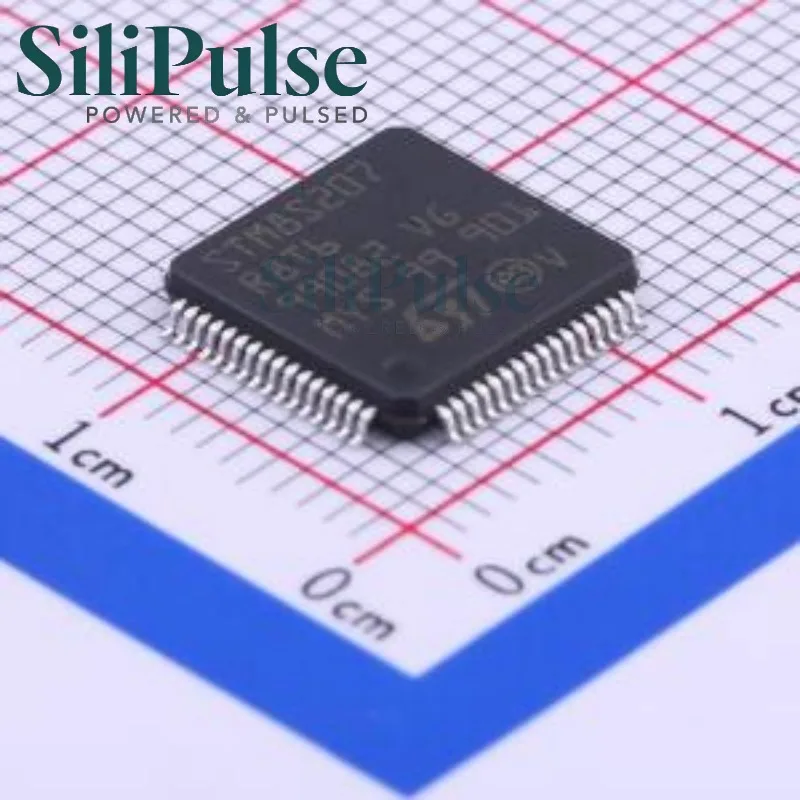 (5/10pcs) STM8S207R8T6 LQFP-64(10x10) 100% Original In Stock (MCU/MPU/SOC) 52 6KB STM8 64KB STM8S207R8T6TR
