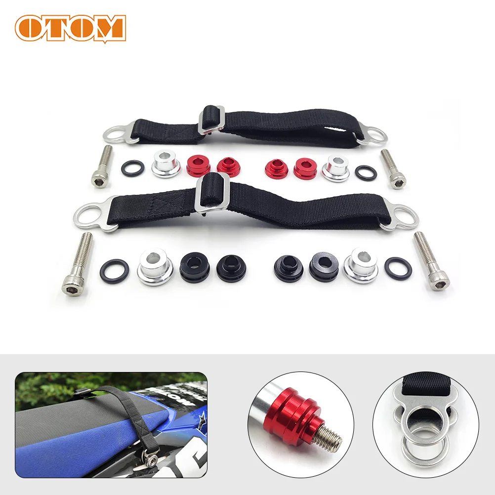 

OTOM Motorcycle Universal Rescue Strap Pull Sling Belt Road Motocross Dirt Bike Rear Seat Traction Straps For KTM EXC CRF YZ KXF