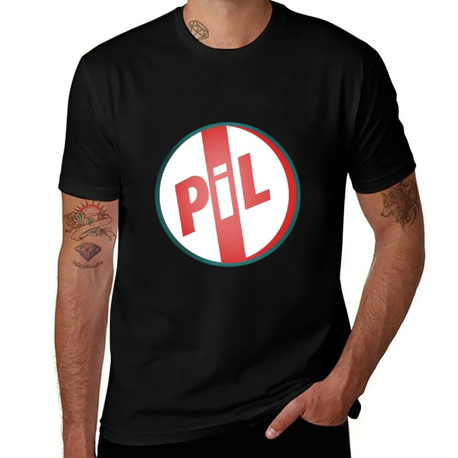 

Public Image T-Shirt Basic Solid Color Casual Tee Shirt