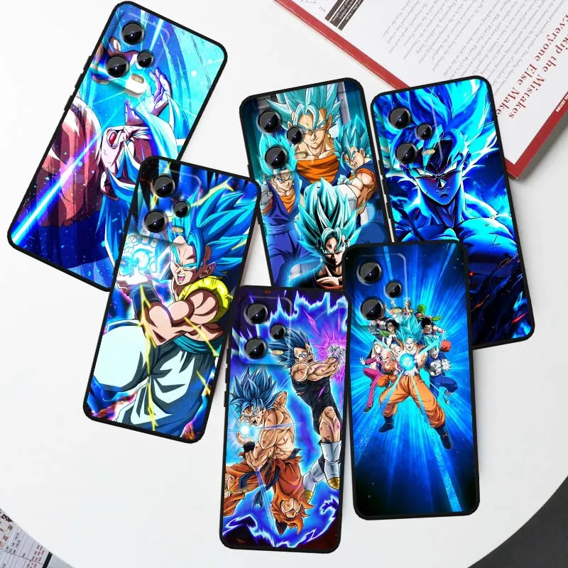 

Cool Dragon Ball Noctilucent For Xiaomi Redmi Note 14 13 12 12S 11E 11 11S 11T Pro Plus 4G 5G Black Soft TPU Cover Phone Case