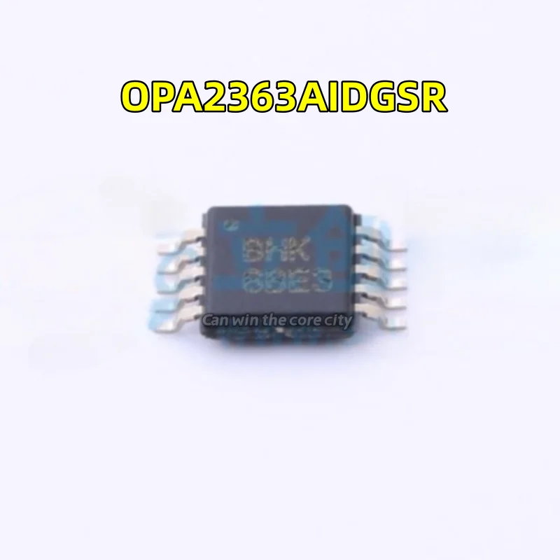 50 PCS / LOT New OPA2363AIDGSR 0PA2363 Screscreen BHK VSSOP-10 Oamplifier Buffer IC