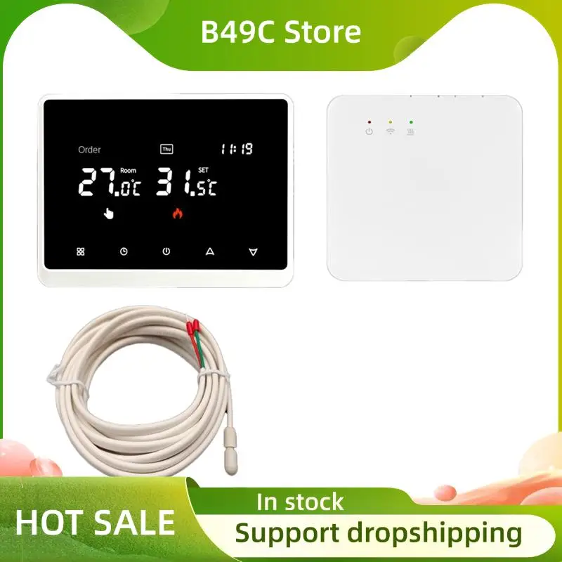 B49C Wifi Intelligent Wireless, Thermostat, Electric Water Floor Heating, Gas Wall-Hung Boiler Temperature Controller