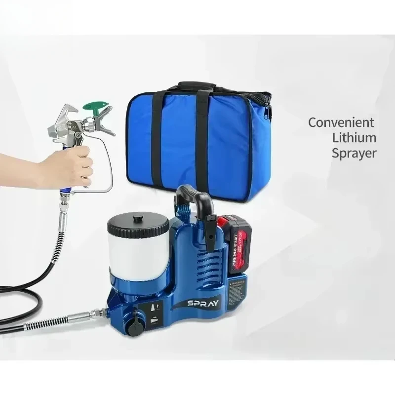 Tpaitlss بخاخ بدون هواء عالي الضغط، بخاخ طلاء كهربائي، بطارية ليثيوم قابلة لإعادة الشحن، نمط حقيبة الظهر الصغيرة #5