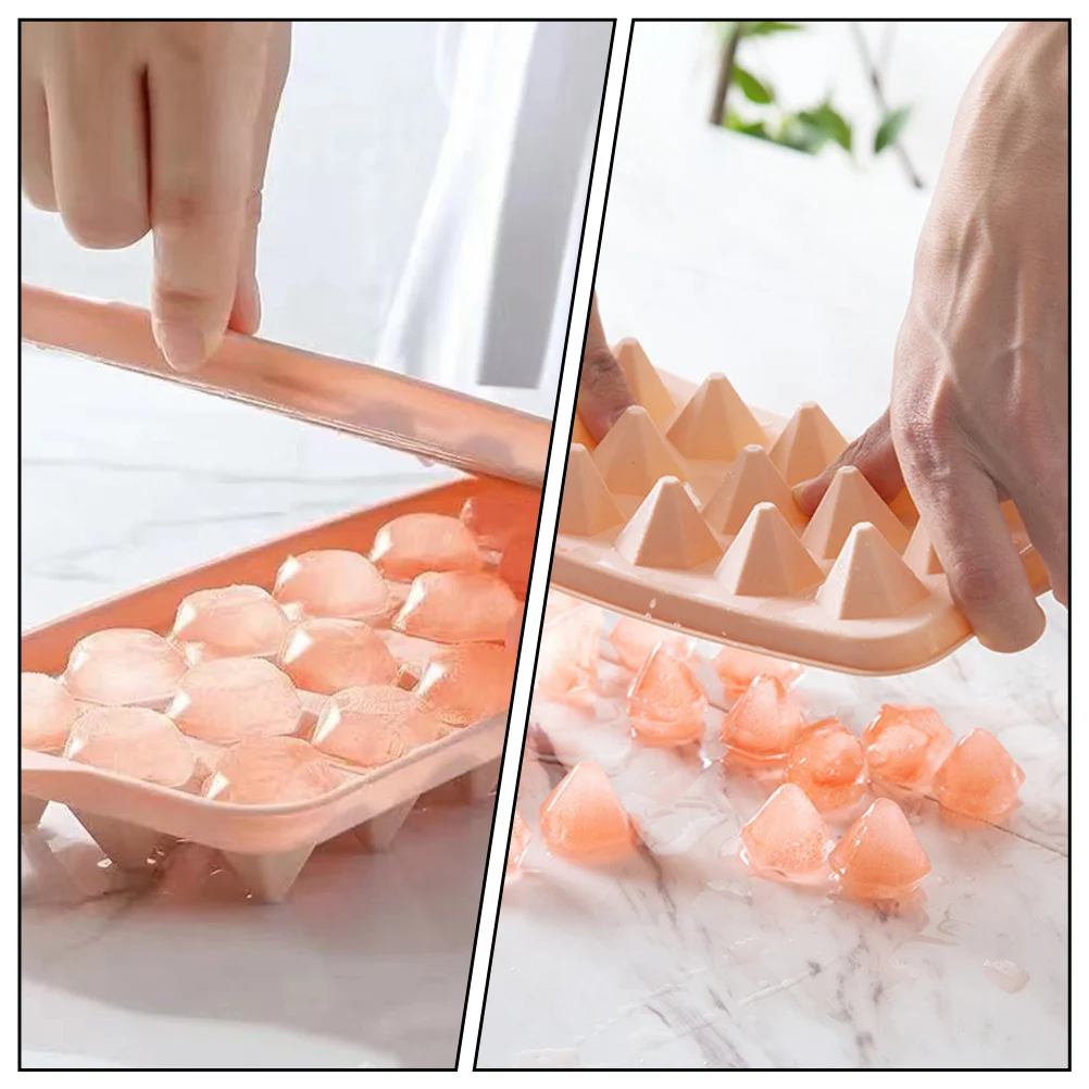 

4Pcs Ice Cube Molds Plastic Boxes Bar High Quality Tough Strong DIY Ice Maker Creative Artifact Exquisite Appearance Handmade