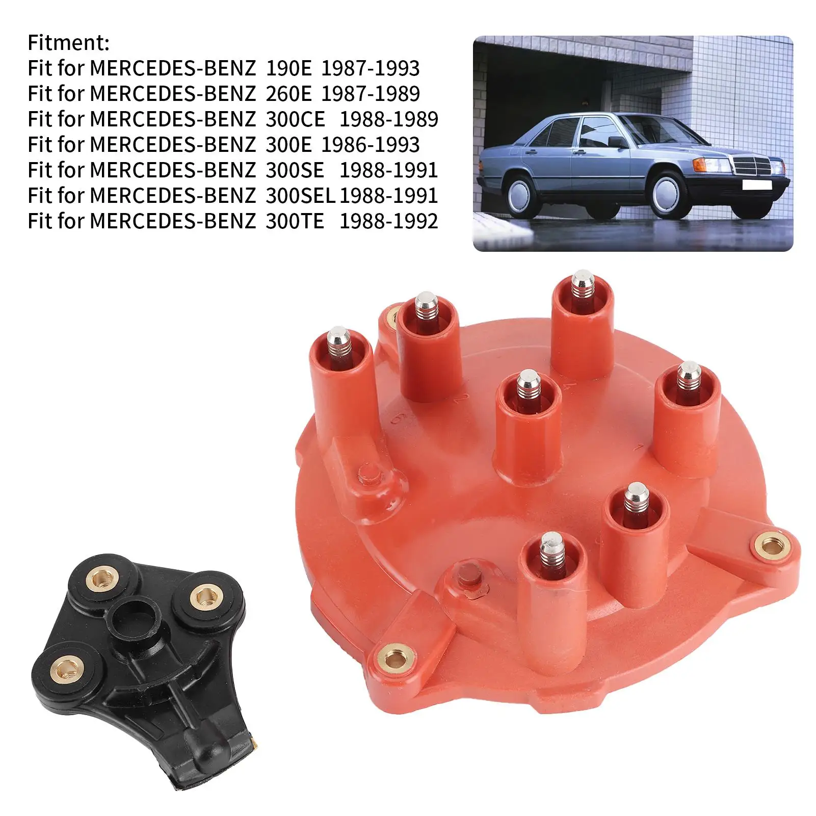 for A1 31580002 Distributor Cap for A1 031580002 Fit Mercedes benz 190E/260E/300CE/300E/300SE/300SEL/300TE Car Accessory