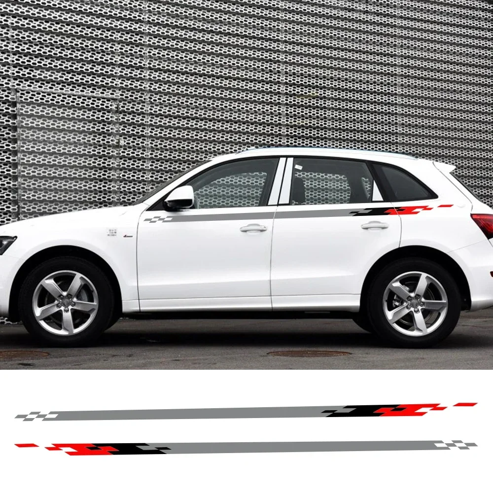 

Car Stickers Waist Line Long Stripe Decor Decals For Audi Benz Volkswagen VW BMW Ford Tesla Nissan Auto DIY Tuning Accessories