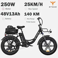 New ENGWE Electric Bicycle 250W Powerful Motor 48V13Ah Lithium Battery 20*4\
