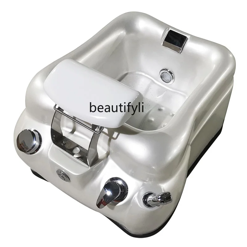 Thickened Wash Foot Basin Acrylic Feet-Washing Basin Massage Pedicure with Colorful Light Surfing Multifunctional