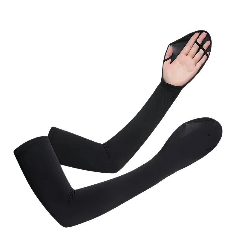 

Летние рукава-перчатки из ледяного шелка для защиты рук от солнца, УФ-защита для активного отдыха, велоспорта и бега