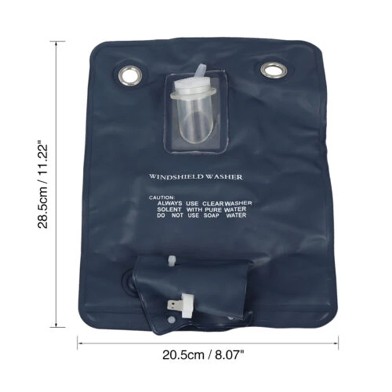 151286776374 Universal Windscreen Washer Bottle Bag Kits With DC 12V Pump for Car