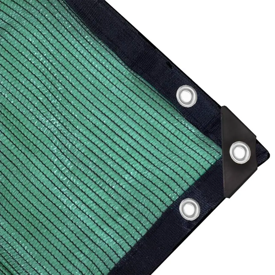 

Green Shade Cloth with Grommets, Premium Heavy Duty Mesh,Shading Antifreezing for Plants Cover, Barns Kennel,Patio,Tomatoes 12ft