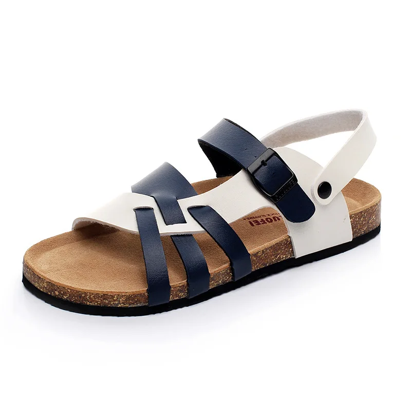 

Men's Casual Cork Sandals Summer Fashion Couple Beach Slippers Men's Shoes