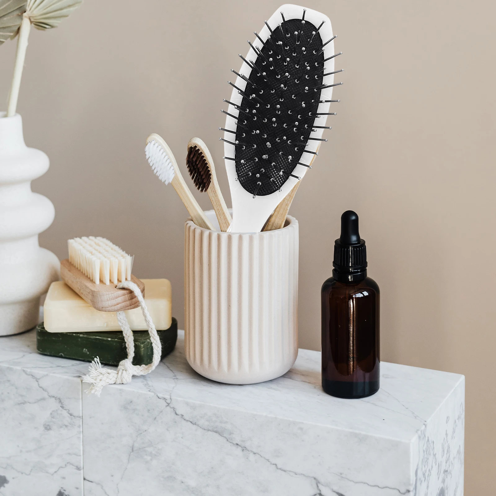 

2pcs Paddle Hair Brush Detangling Comb Salon Home Hairdressing Tool Massaging Hairbrush For Wet Dry Thick Curly Hair