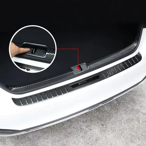 Lexus ES 200 250 300h VII 2018-2024 자동차 트렁크 스커프 플레이트 보호 커버 뒷문 씰 장식 스티커 액세서리