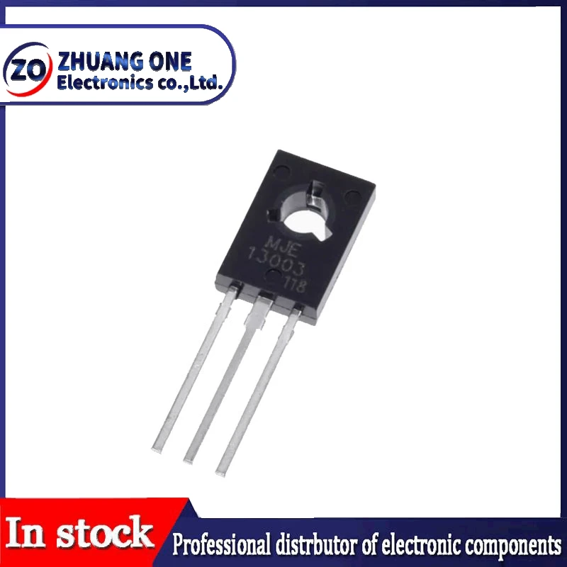 Conjunto de chips IC, nuevo y original, MJE13003 TO126 E13003 TO-126, 10 Uds.