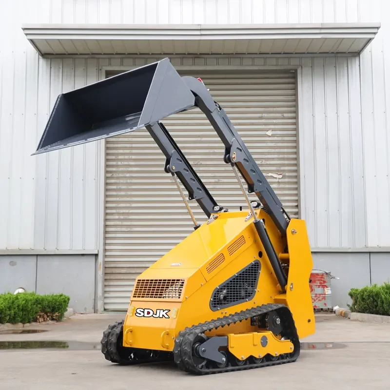 Agricultural machinery mini wheel crawler skid steer loader small electric skid steer loader Customized Price JKL-480 for sale