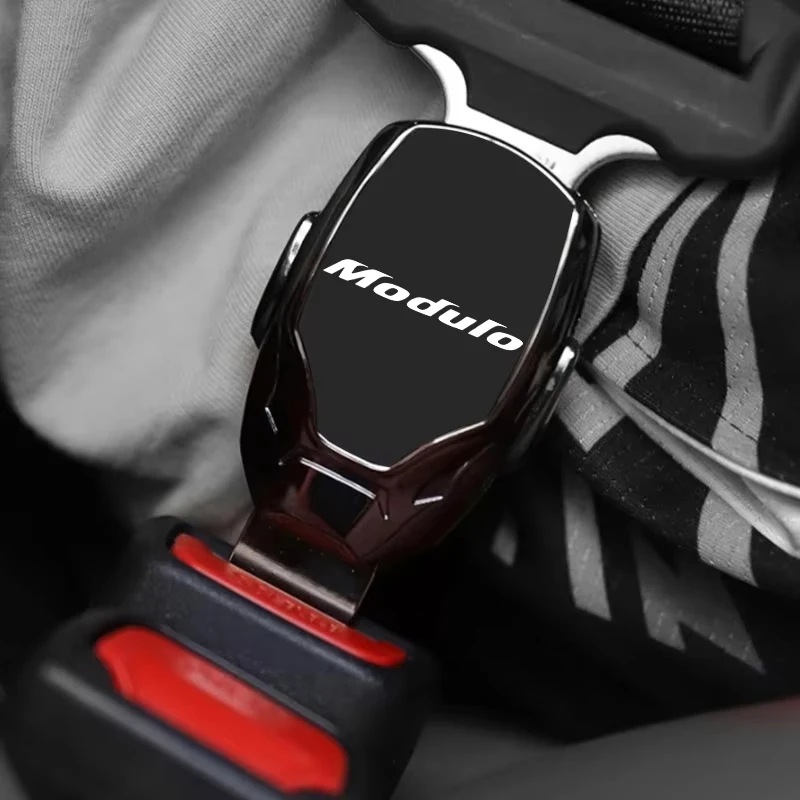 

Extensor de Clip para cinturón de seguridad de coche, accesorios de emblema personalizados para HONDA Modulo