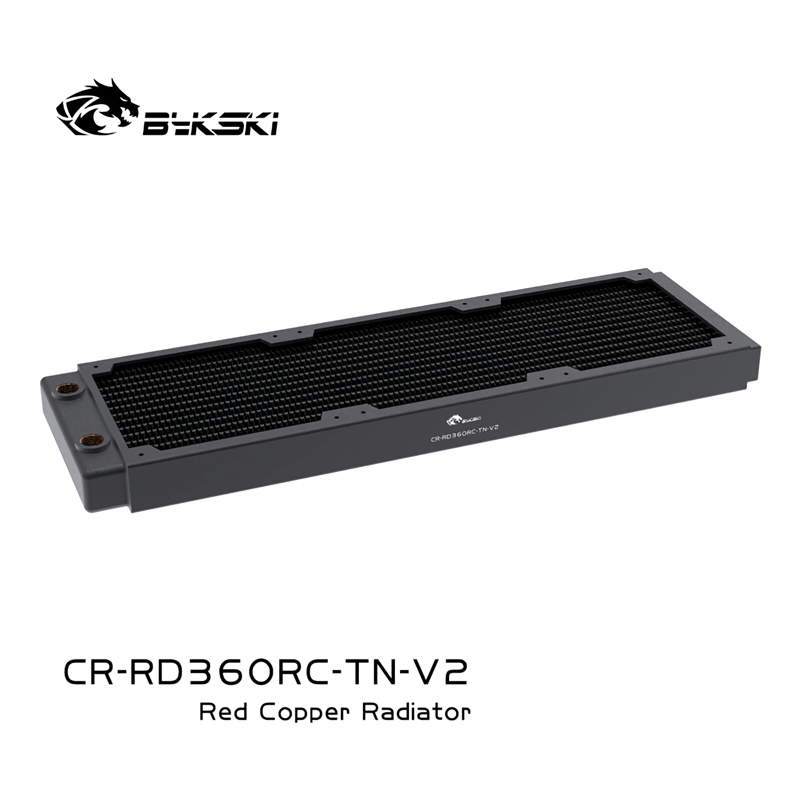 Bykski G1/4 "30 MM Grubość Pełna Miedź PC Chłodzenie Chłodnica Chłodnica Wymiennik Ciepła Wsparcie 12 cm Wentylator Radiator 360mm CR-RD360RC-Tn-V2