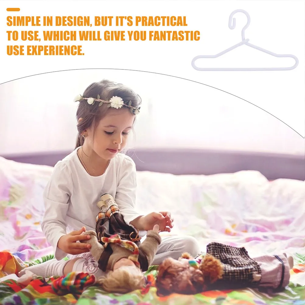 

40Pcs Mini Dollhouse Clothes Hanger Set Micro Scale Hanging Rack for Mini Interior Design Tiny Wardrobe Storage Display