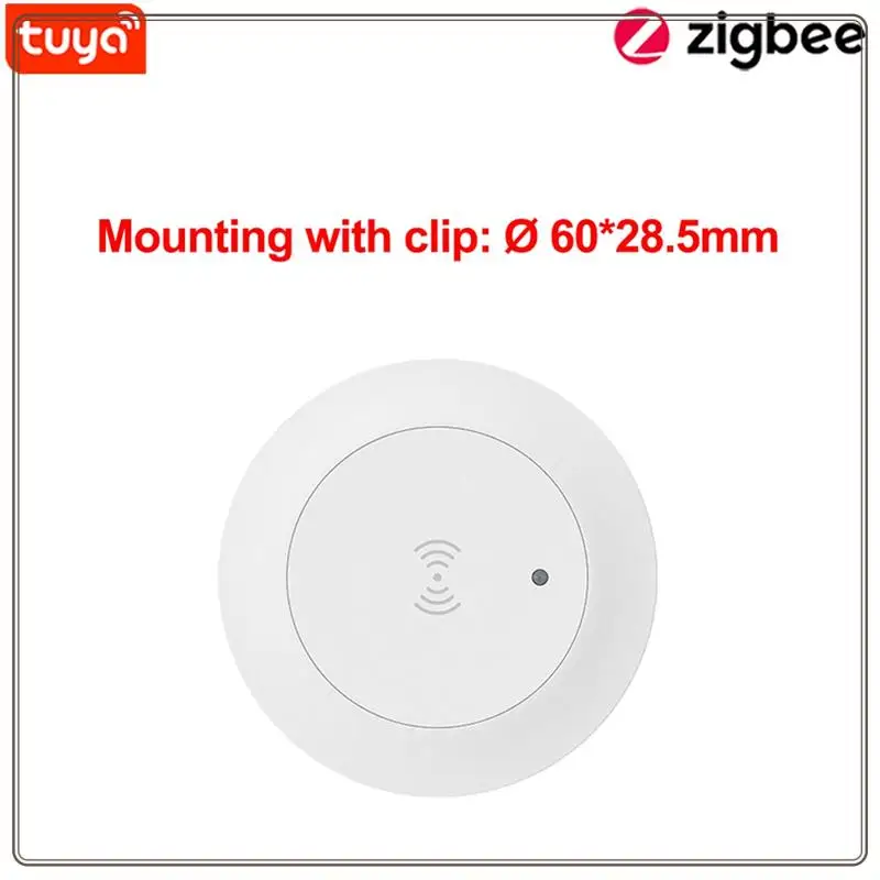 Reliable-Tuya Zigbee 24G Mmwave Radar Smart Human Presence With Illumination Detector Support Light Switch 95-250V,Tuya Zigbee 2