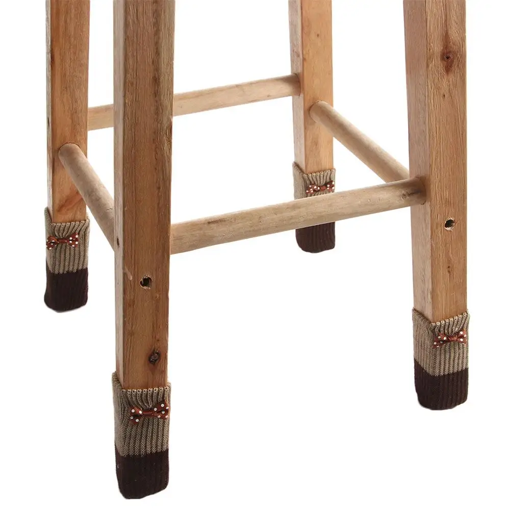 

Knitted Furniture Leg Moving Noise Reduction Wool Chair Foot Cover Table Leg Foot Cover Floor Protection Pads Floor Protector