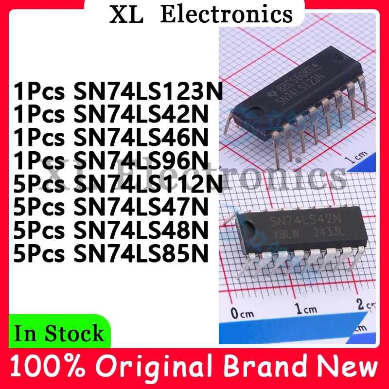 sn74ls123n-sn74ls42n-sn74ls46n-sn74ls96n-sn74ls112n-sn74ls47n-sn74ls48n-sn74ls85n-Новые-оригинальные