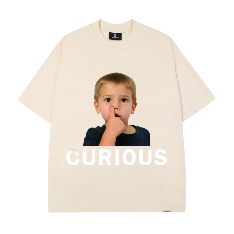 مضحك الصبي طباعة قصيرة الأكمام شارع العليا تي شيرت الرجال والنساء نفس نصف كم زوجين الملابس 2026 الصيف يجب ارتداء