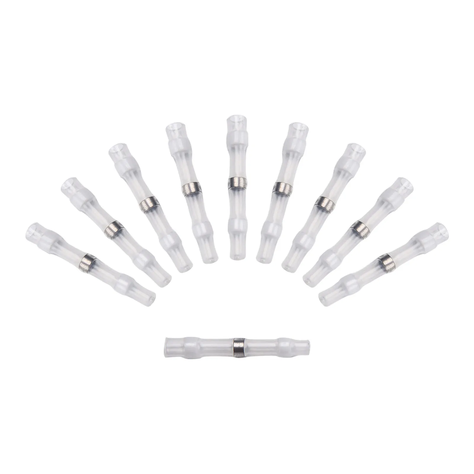 Complete 400 Piece Solder Seal Sleeve Heat Shrink Butt Wire Connectors Terminal Kit for Professional Installations