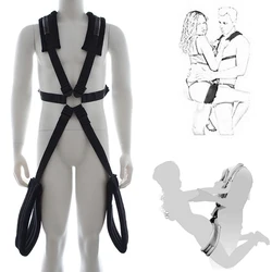 Adjustable Soft Straps Swing Soft Material Sex Swing Fetish Bandage Game Chairs Hanging Door Swing Erotic Sex Toys For Couples