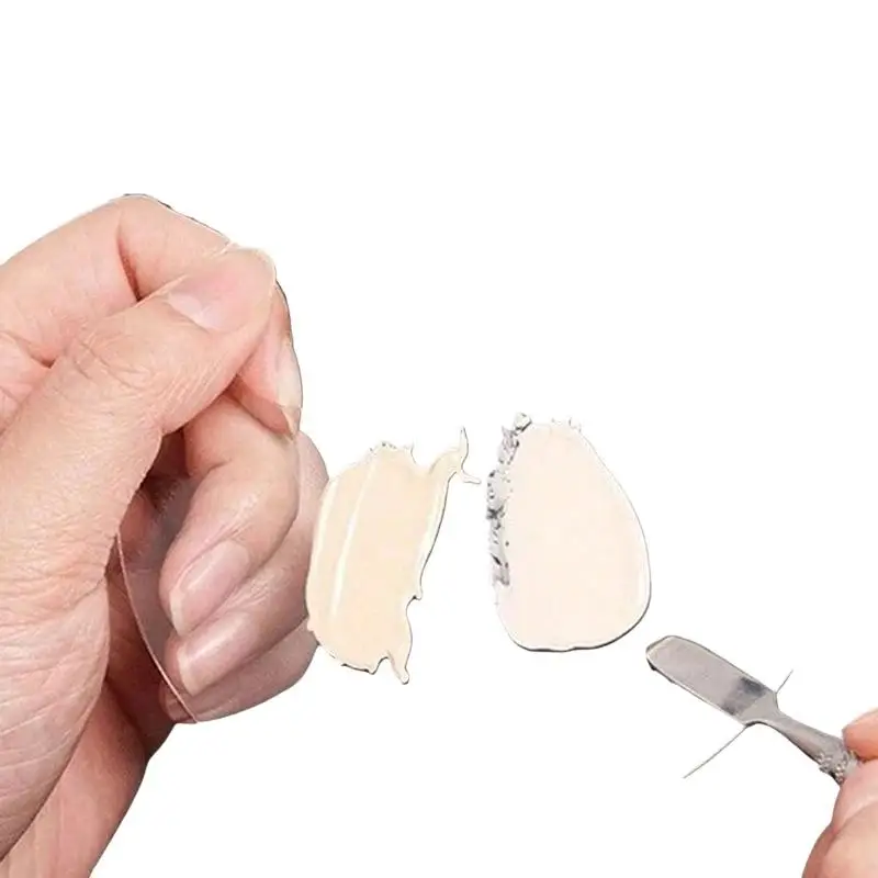 Palette de maquillage acrylique transparente, 2 pièces, fond de teint liquide, crème de mélange, cosmétique manuel, mélangeur de maquillage, outil de beauté