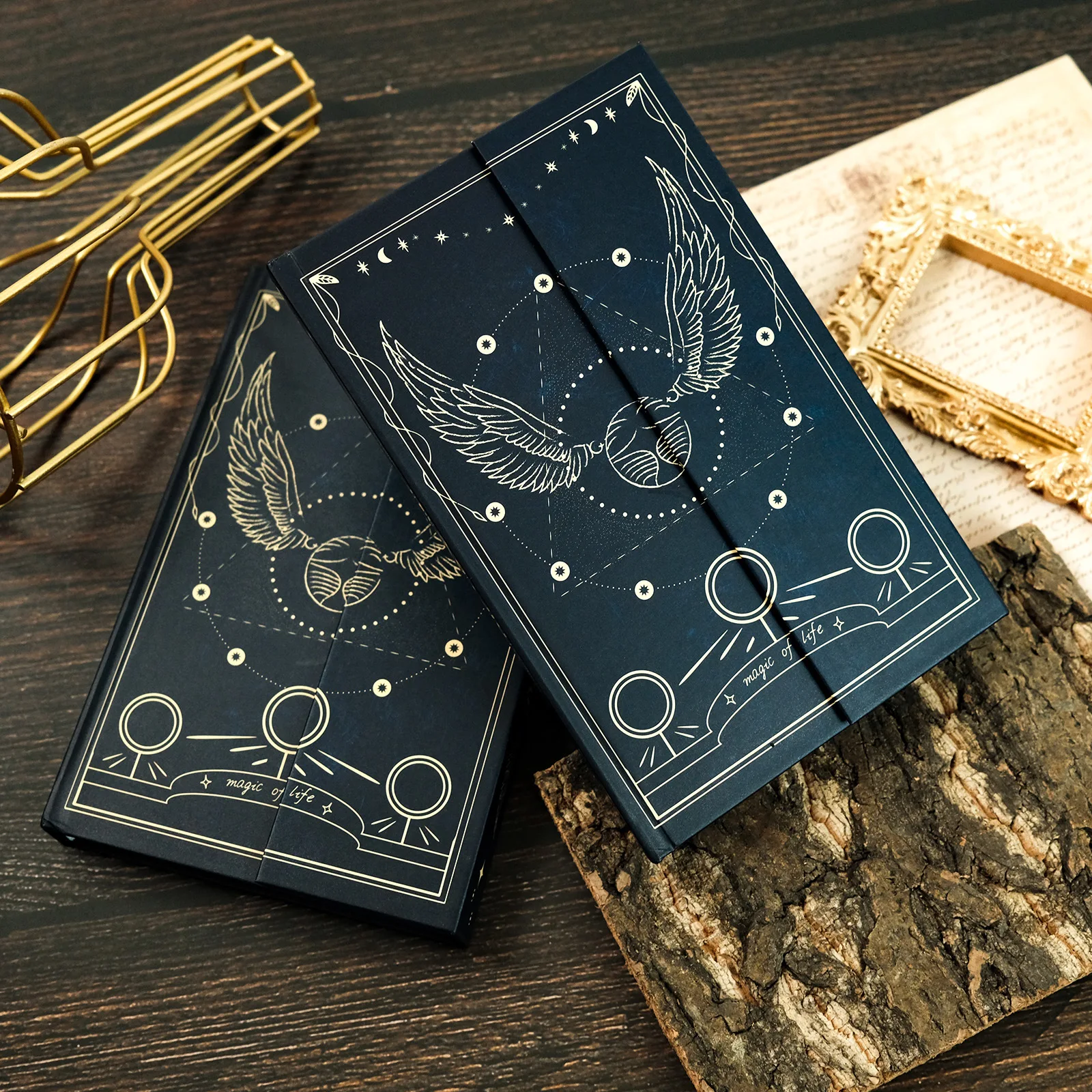 Magical Thief Series Notebook Unique Magnetic Buckle Vintage Cover Design for Diary and Notepad