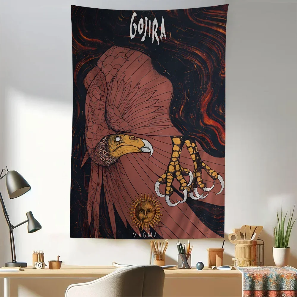 Gojira Eagle Art Hanging Tapestry for Home Decor, Unique Wall Blanket Art Decoration, Modern Design