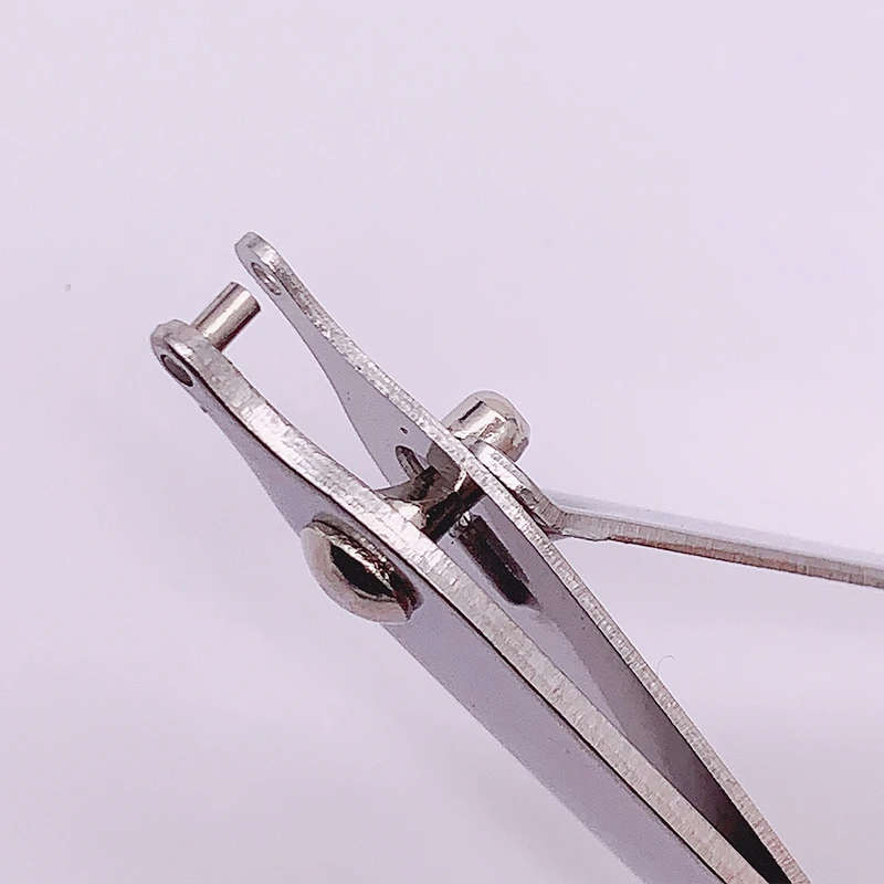 Experimental use of mouse rat hole ear puncher for hole marking 2mm diameter