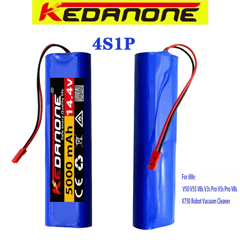 

Оригинальная литий-ионная батарея 14.4V 3500mAh для роботов-пылесосов ILIFE V3s Pro/V5s Pro/V80 Series, Ecovacs DF45 DF43, модель PX-B010