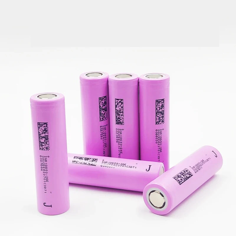 Original INR 26F18650B 3.7V High Capacity 2600mAh 18650 Flat Head High Current Rechargeable Lithium Battery