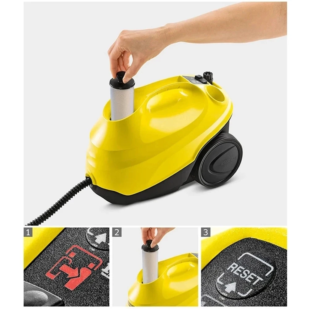 Cartucho de filtro limpiador de agente de varilla de descalcificación para Karcher SC2 SC3 Premium, filtro de descalcificación de Agua Limpia vertical