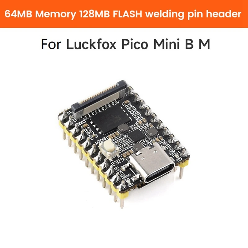 For Luckfox Pico Mini Development Board RV1103 64MB DDR2 128MB FLASH Linux Supper MINI AI Board Soldering Pin Header