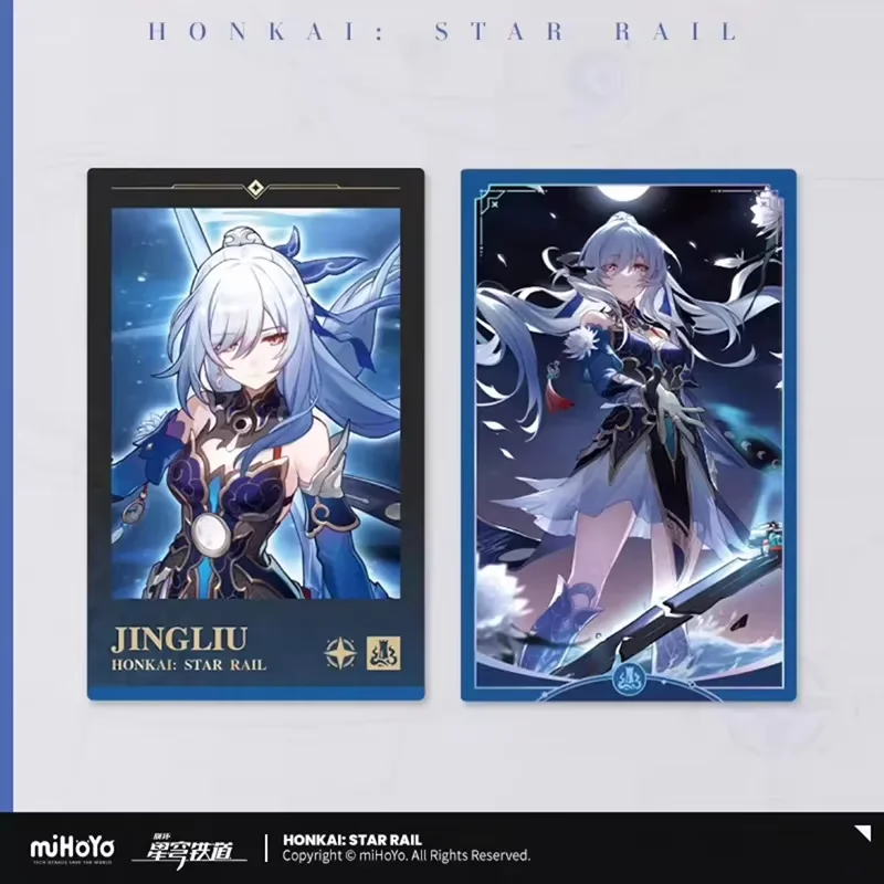 Sunsyea Official Honkai Star Rail Merch من مجموعة بطاقات miHoYo Jingliu