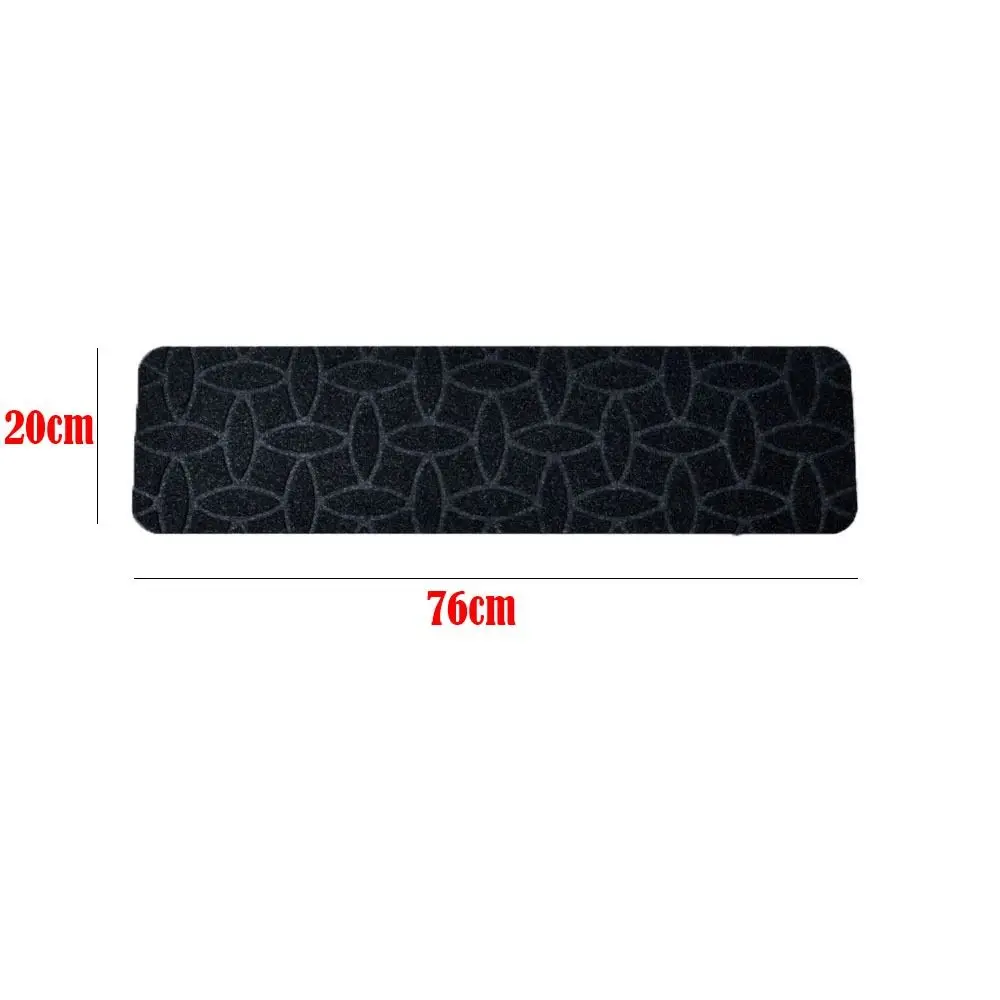 76X20cm Self-adhesive Staircase Mat Non-Slip Stair Tread Carpet Mat Soft Stripe Door Mat Protection Cover Pads Home Decor view 6